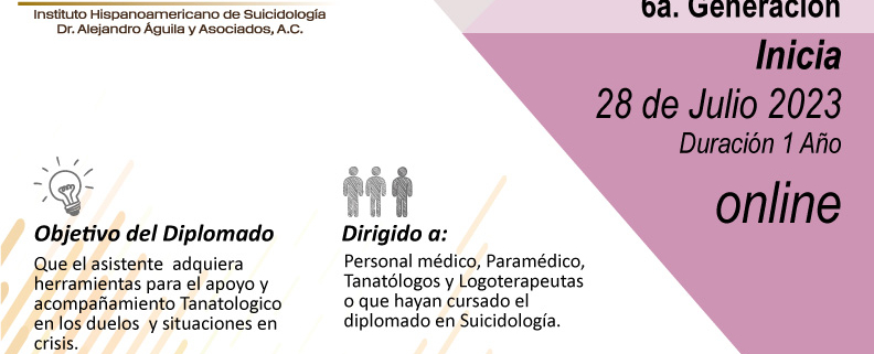 Diplomado en Tanatología Clínica | suicidologia.com.mx